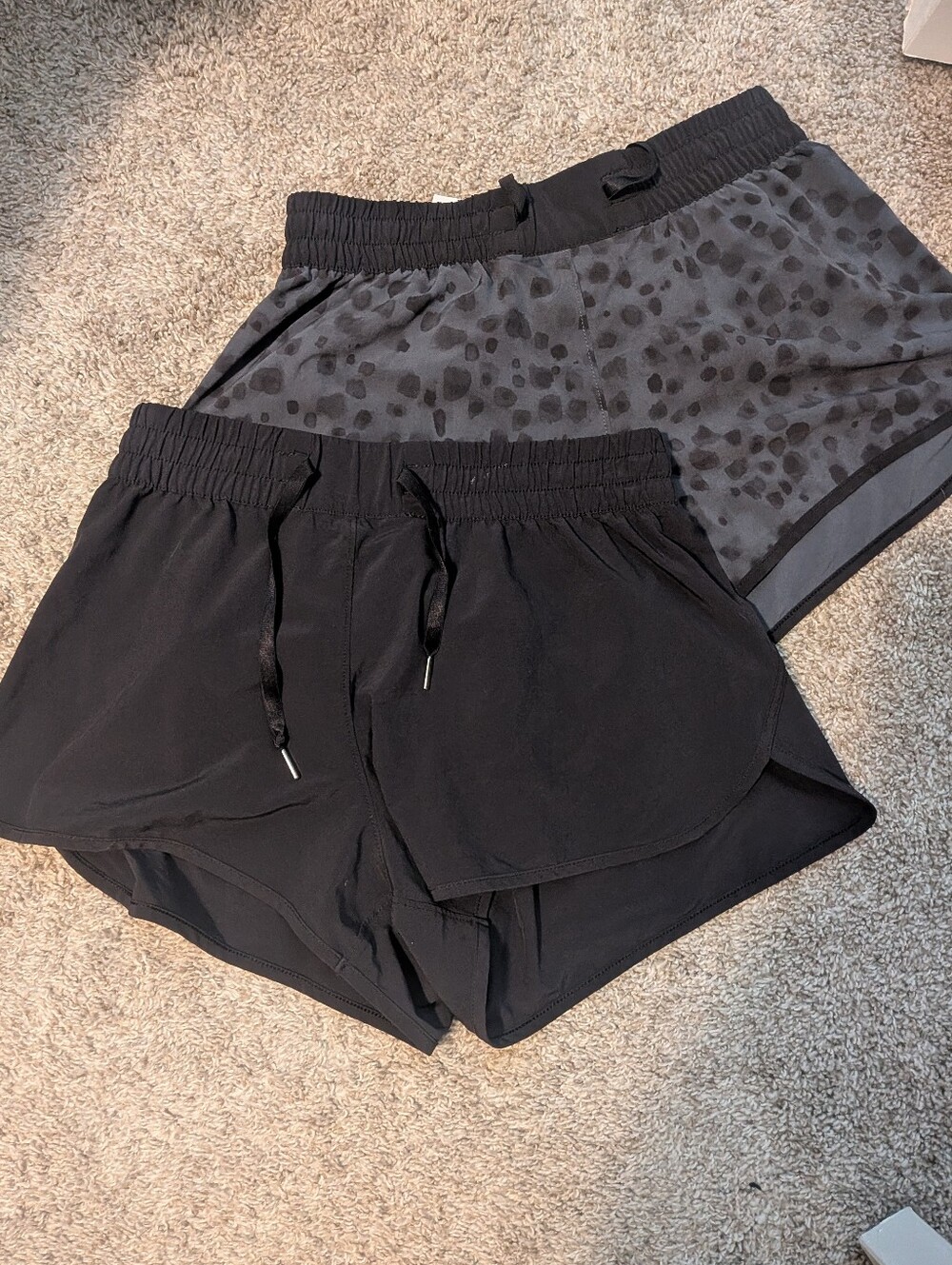 Stori Black Athletic Shorts Duo